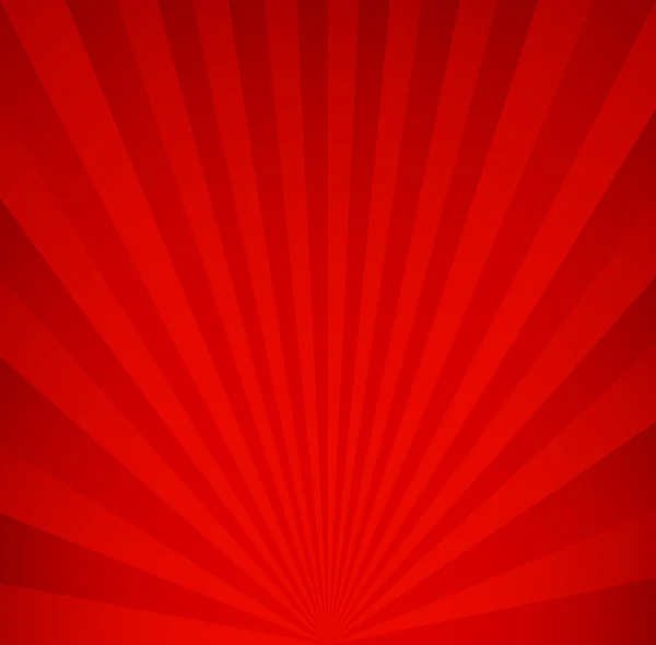 Red retro background. Vintage rays pattern. — Stock Vector