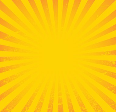 Vintage kağıt, retro ışınları arka plan doku kaşıdı. Vektör düzeni