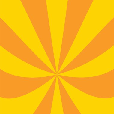 Okra retro arka plan. Vintage ışınları desen.