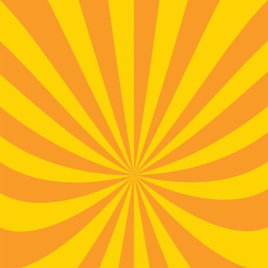 Okra retro arka plan. Vintage ışınları desen.