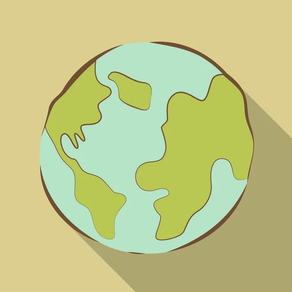 Earth icon. Comic Earth icon. Vector Earth icon. Pastel Earth icon. Earth icon flat. Earth icon app. Earth icon web. Cartoon Earth icon. Earth icon EPS. Crooked Earth icon. Earth icon for Earth day. — 스톡 벡터