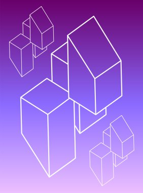 soyut geometrik şekil