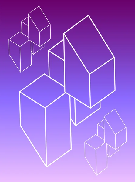 Forma geométrica abstracta — Vector de stock