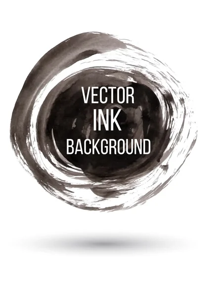 Vektor tinta kör háttér — Stock Vector