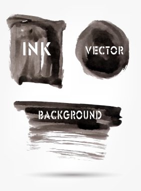 Mürekkep şekillerini vektör kümesi