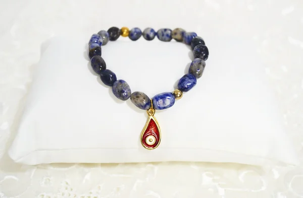 lapis lazuli Boncuklu Gemstone bileklik