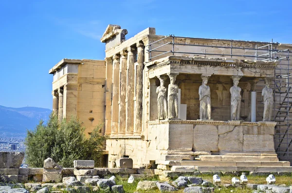 Templo de Erechtheion en Acrópolis Atenas Grecia — Foto de Stock