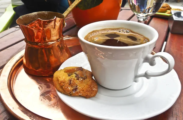 Traditional greek coffee — Stock Photo, Image