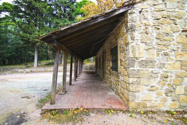 Tatoi Palace Yunanistan terk edilmiş evde