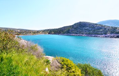 Loubarda beach Varkiza Yunanistan