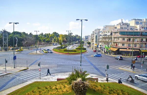 Photo of Athens taken from the bridge of Katehaki Greece — Stock Photo, Image