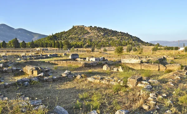 Antika staden Eretria Euboia Grekland — Stockfoto