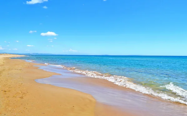 Praia de Glyfa no Peloponeso Grécia — Fotografia de Stock