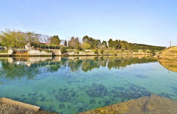 Corinth canal Greece