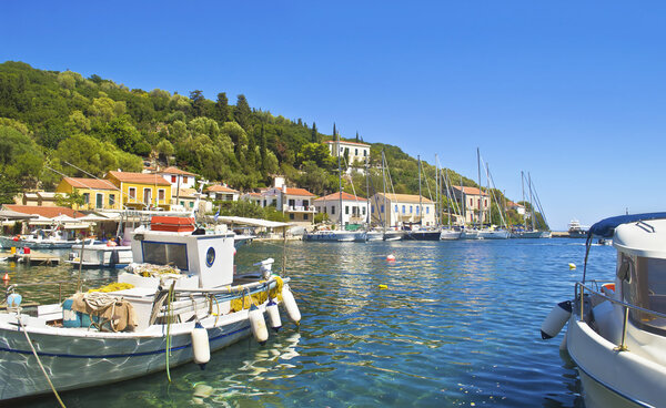Kioni at Ithaca island Greece