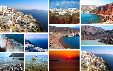 Santorini Adası Yunanistan