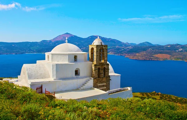 Milos Adası Yunanistan Panaghia Thalassitra Kilisesi — Stok fotoğraf