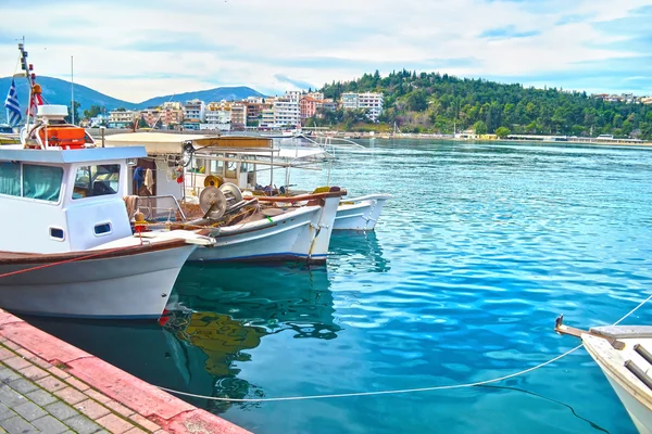 Paysage de Chalcis Euboea Grèce — Photo