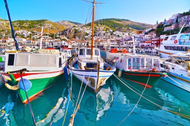 tekneler, Hydra Adası Yunanistan