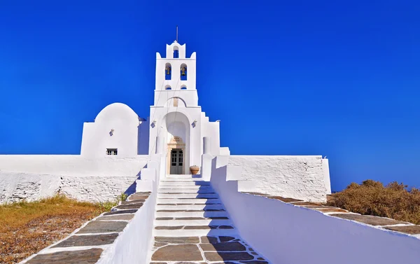 Panaghia Chrisopigi církev Řecko Sifnos — Stock fotografie