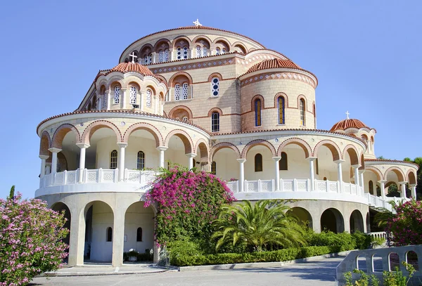 Saint Nectarios klooster in Aegina, Griekenland — Stockfoto