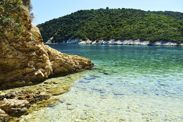 Playa en Ithaca isla Grecia —  Fotos de Stock