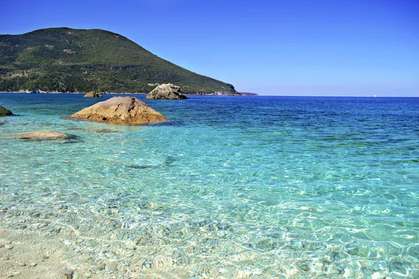 Afales Bay in Ithaca island Greece — Stock Photo, Image