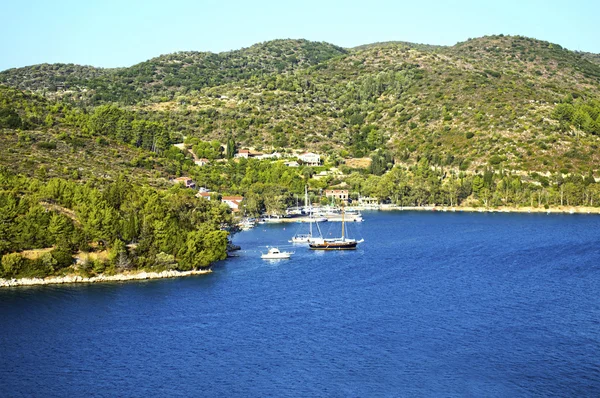 manzara Ithaca Adası Yunanistan