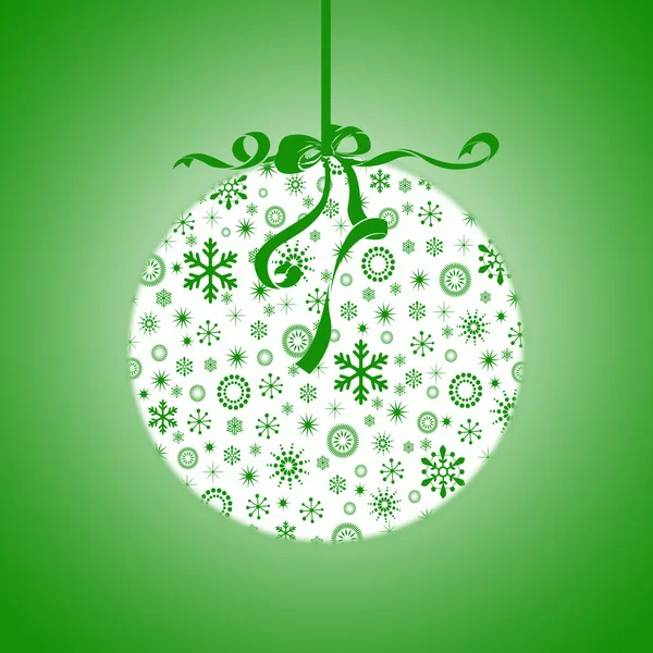 Зеленая рождественская иллюстрация — стоковое фото