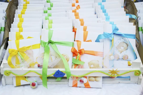 Christening book favors — Stock Photo, Image