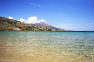 Chrissi Ammos beach Andros Adası Yunanistan