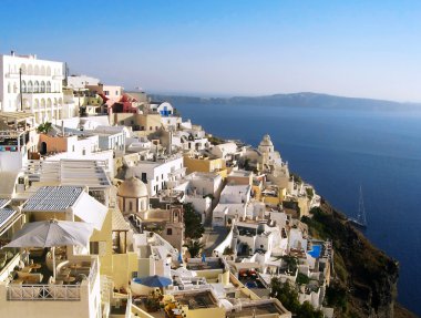 manzara Santorini Adası Yunanistan