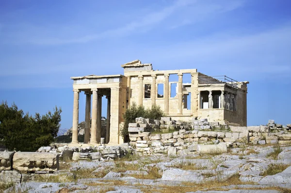 Templo de Erechtheion en Acrópolis Grecia — Foto de Stock