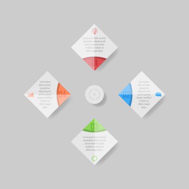 Infographic vektör çizim. iş akışı düzeni, diyagram, numarası seçenekleri, web desig için kullanılabilir