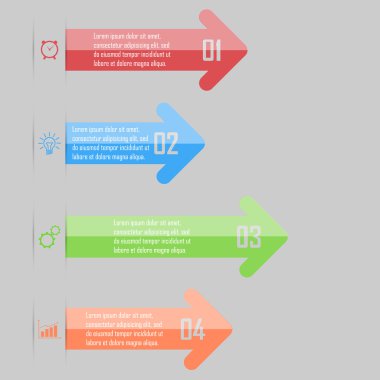 Infographic vektör çizim. iş akışı düzeni, diyagram, numarası seçenekleri, web desig için kullanılabilir