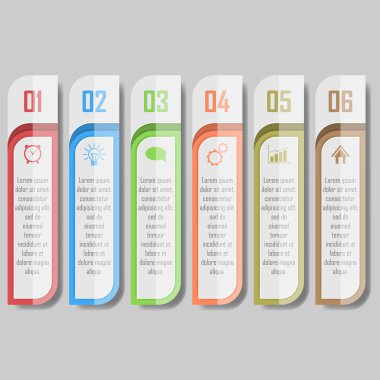 Infographic vektör çizim. iş akışı düzeni, diyagram, numarası seçenekleri, web sitesi için kullanılabilir.