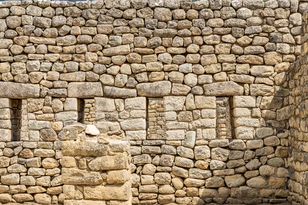 Machu Picchu taş duvar, Cusco, Peru, Güney Amerika.