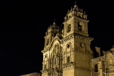 Cusco Şehir Merkezi, Peru Güney Amerika çevresinde gece sayısı