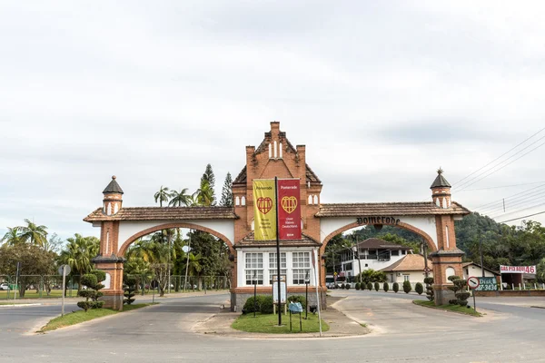 Pomerode, portal de entrada da cidade. Santa Catarina — Fotografia de Stock