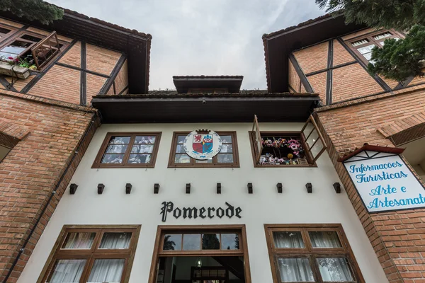 Pomerode, portal of entry of the city. Santa Catarina — Stock Photo, Image