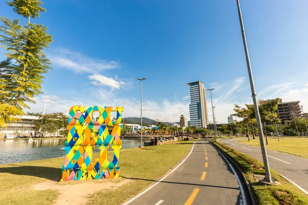 Ramiro Park manzarası. Blumenau Santa Catarina