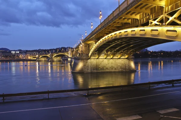 Macar tarihi yerler, zincir köprü — Stok fotoğraf