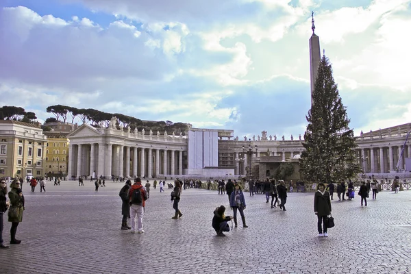 Ватикан, Piazza San Pietro. Італія. Січень 2012. — стокове фото