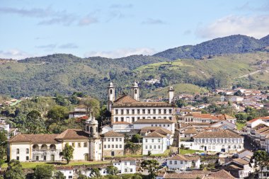 Ouro Preto'daki Kilisesi. Minas Gerais, Brezilya