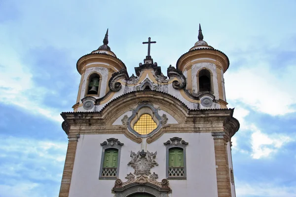 Ouro Preto Kościoła. Miasto i gmina w Brazylii, w stanie Minas Gerais — Zdjęcie stockowe