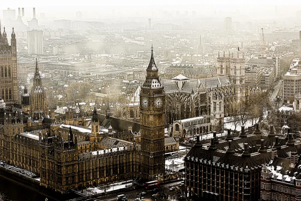 Big Ben visto da London Eye . — Foto Stock