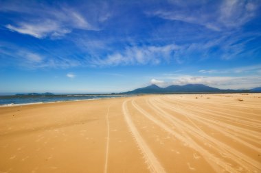 Ilha Comprida beach, Sao Paulo - Brezilya