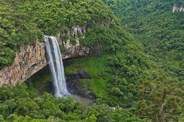 Caracol wodospad - miasta Canela, Brazylia — Zdjęcie stockowe