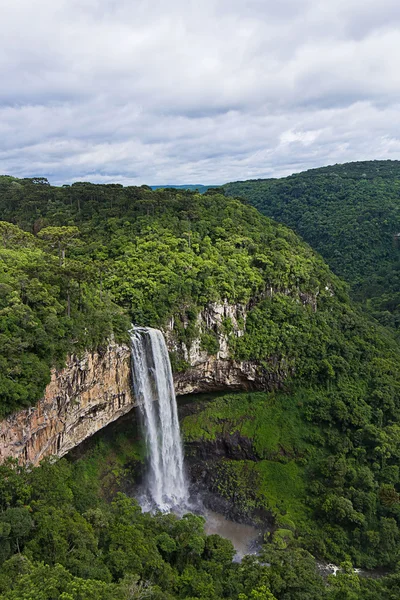 Caracol waterval - Canela stad, Brazilië — Stockfoto