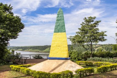 Triplice Fronteira, Foz do Iguacu, Brazil.